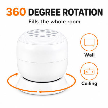 360° rotating dinosaur projector